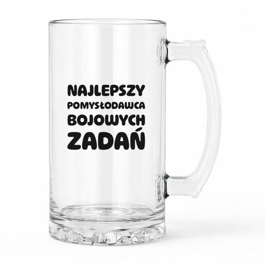 KUFEL z nadrukiem "Najlepszy pomysłodawca bojowych zadań"