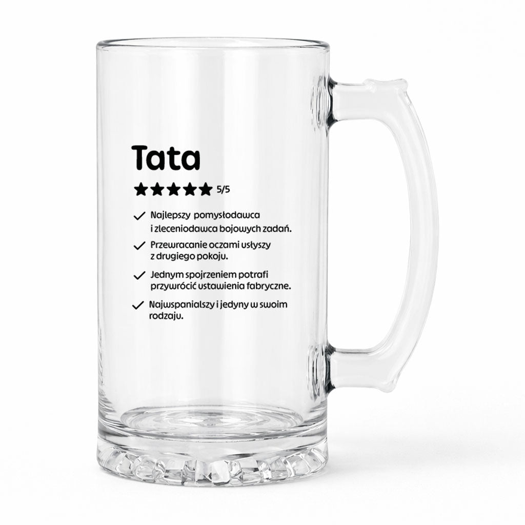 KUFEL z nadrukiem "Tata 5/5"
