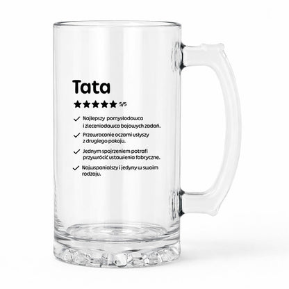KUFEL z nadrukiem "Tata 5/5"