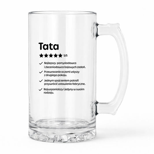 KUFEL z nadrukiem "Tata 5/5"