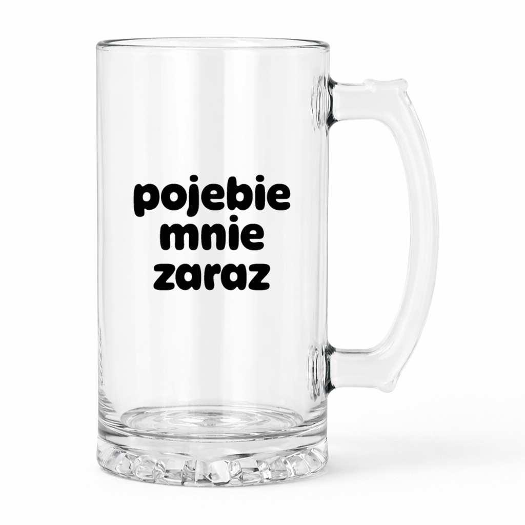KUFEL z nadrukiem "pojebie mnie zaraz"