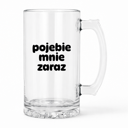 KUFEL z nadrukiem "pojebie mnie zaraz"