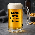 KUFEL z nadrukiem "Gorzej było i brawo bili"