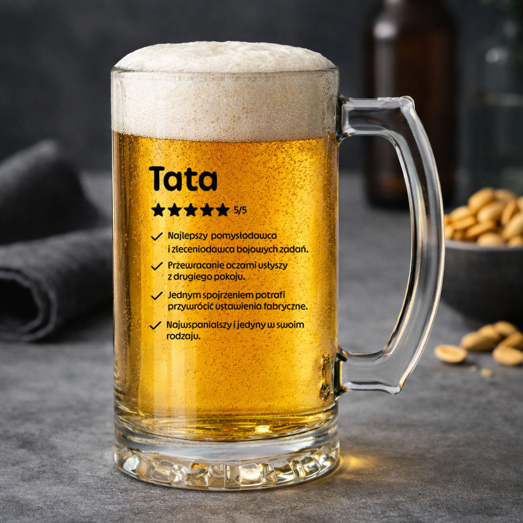 KUFEL z nadrukiem "Tata 5/5"