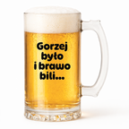 KUFEL z nadrukiem "Gorzej było i brawo bili"