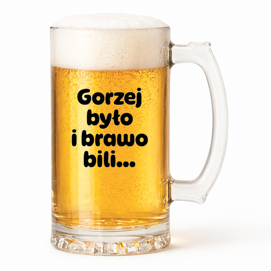 KUFEL z nadrukiem "Gorzej było i brawo bili"