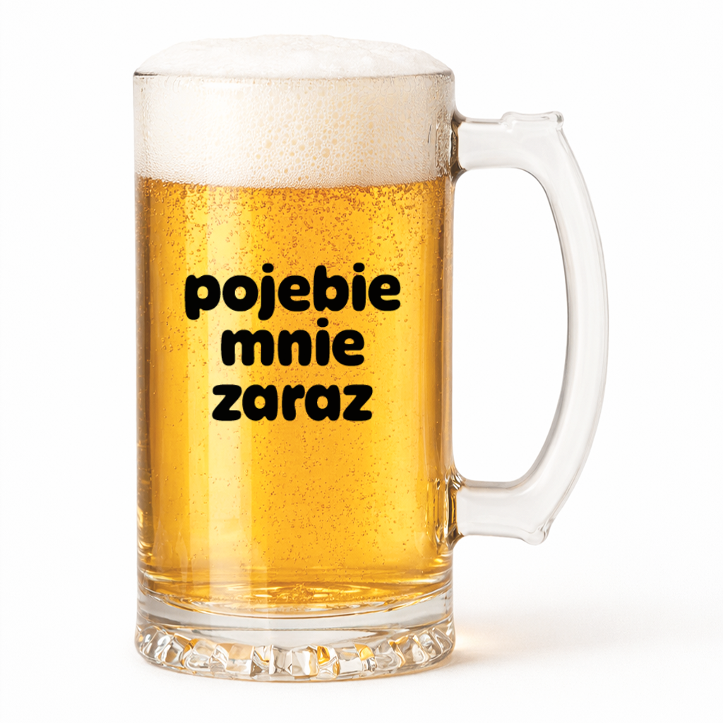 KUFEL z nadrukiem "pojebie mnie zaraz"
