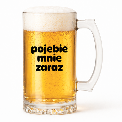 KUFEL z nadrukiem "pojebie mnie zaraz"