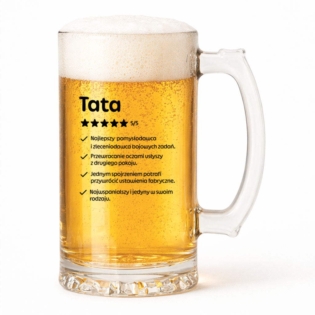 KUFEL z nadrukiem "Tata 5/5"