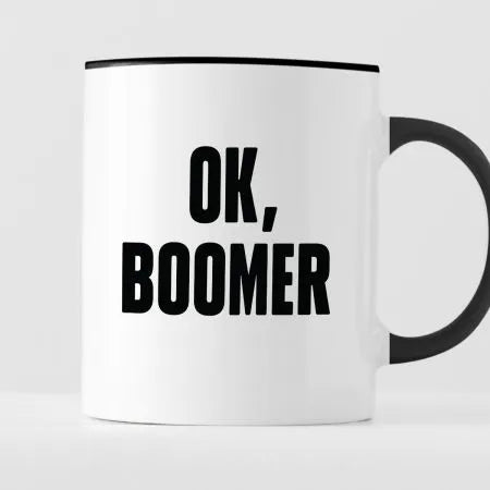 Kubek z nadrukiem "Ok, boomer"