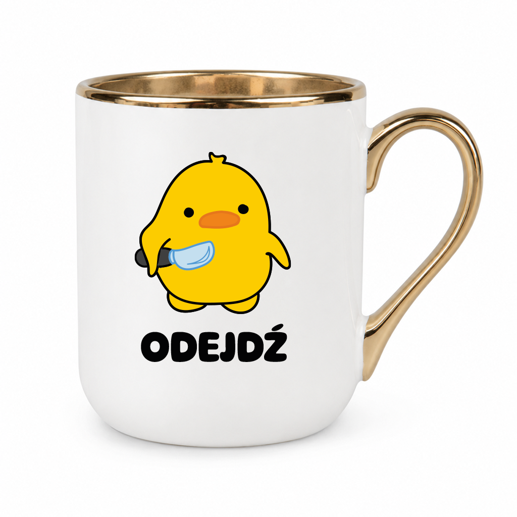 Kubek ✨ STYLE ✨ z nadrukiem - "ODEJDŹ"