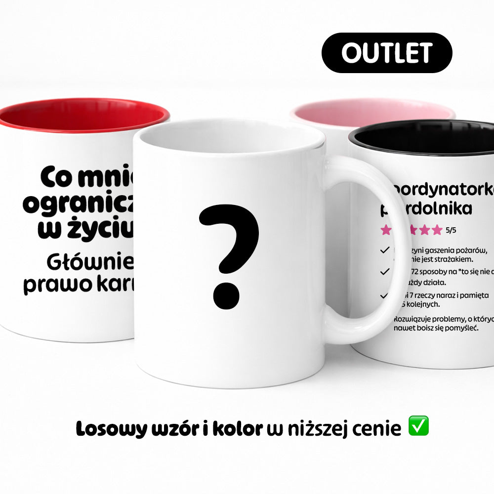 OUTLET Kubek niespodzianka