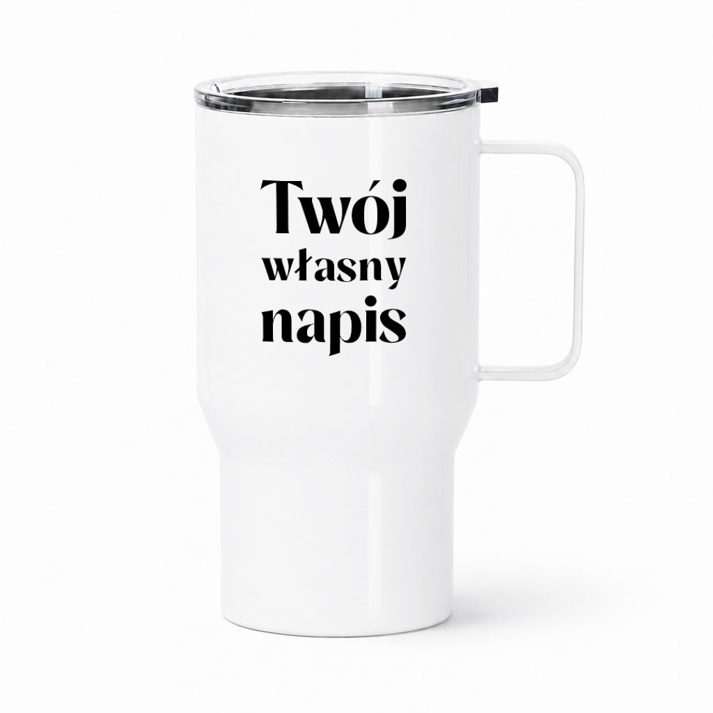 Kubek termiczny 550 ml z własnym napisem