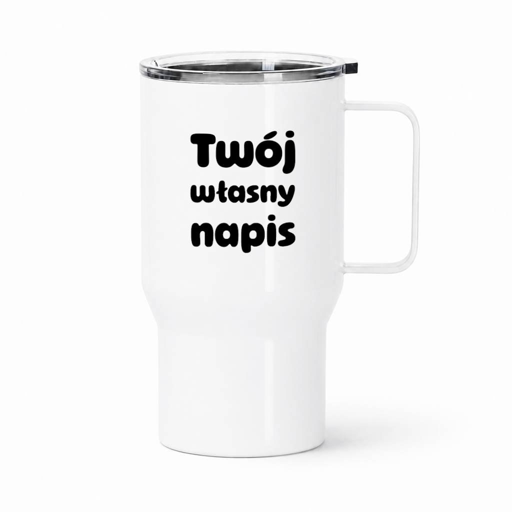 Kubek termiczny 550 ml z własnym napisem