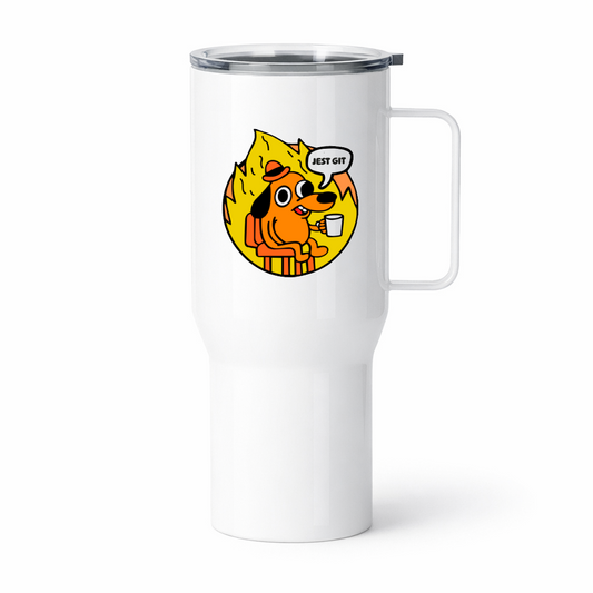 Kubek termiczny z nadrukiem "jest git"